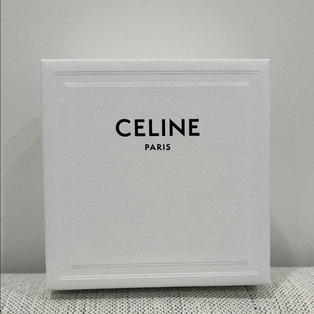 Celine White Box with Black Logo